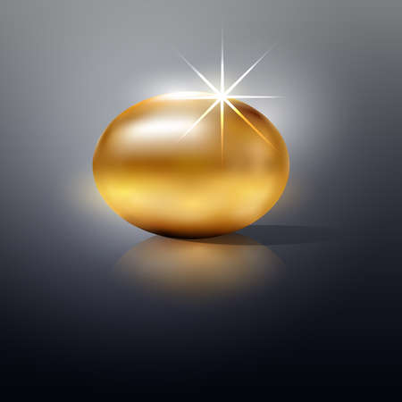 Vector Illustration Golden egg background.VIP premiumのイラスト素材