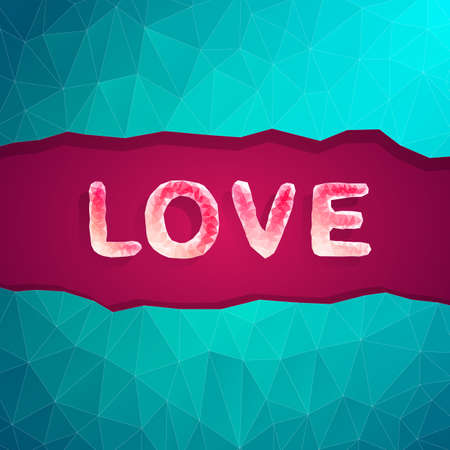 Abstract love vector illustration backgroundのイラスト素材