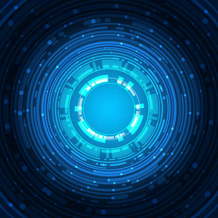 Abstract circle. technology background.のイラスト素材
