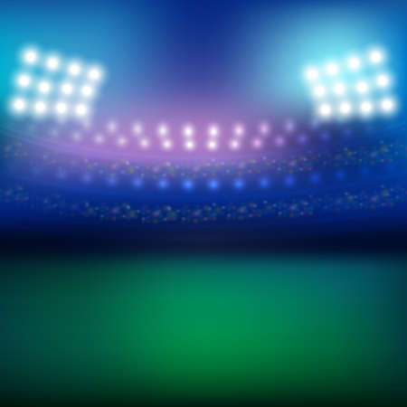 Stadium and lights backgroundのイラスト素材