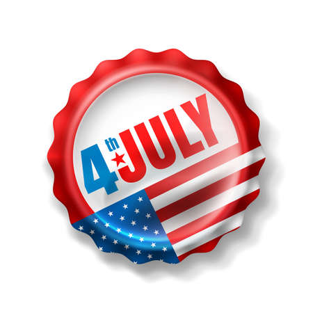 Independence day 4 th july Happy USA Independence Day 4 th Julyのイラスト素材