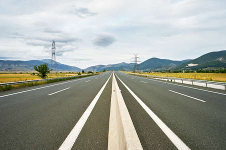 Egnatia highway, Greeceの写真素材