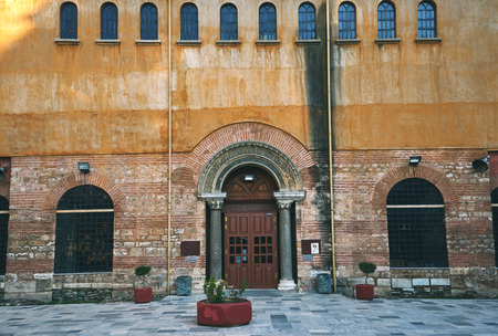 Byzantine orthodox church of God's holy Sophia at Thessaloniki, Greeceの写真素材