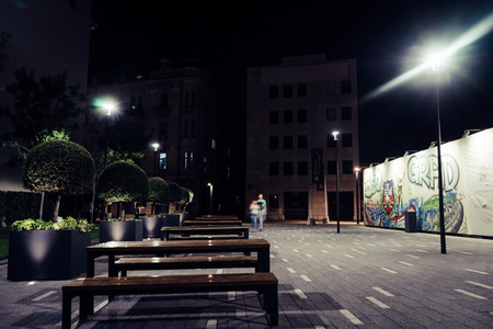 Historical buildings in Belgrade capital of Serbia.の写真素材