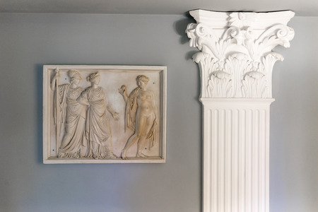 Achilleion palace at Corfu island in Greeceのeditorial素材