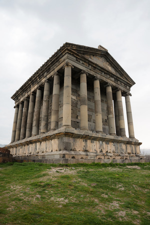 The Temple of Garni a classical Hellenistic temple in Garni, Armeniaの写真素材