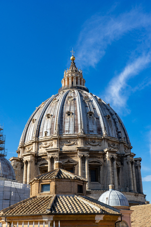 Dome of St. Peter's Basilica. Rome, Italy のeditorial素材