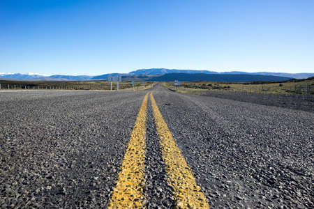 Road to Torres del Paineの写真素材