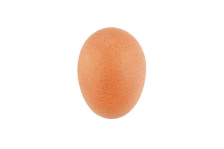 chicken egg isolated on white background with clipping path.