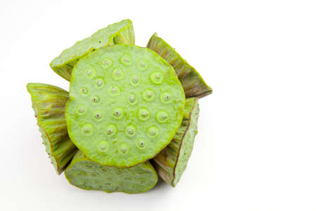 Calyx closeup on white backgroundの写真素材