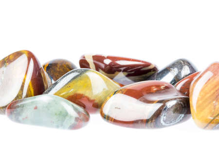 Close up of Polished tigerの写真素材