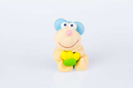 Icing handmade from  Thailand on white background
