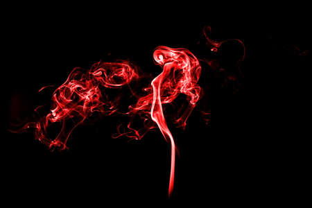 red smoke with light on back background
