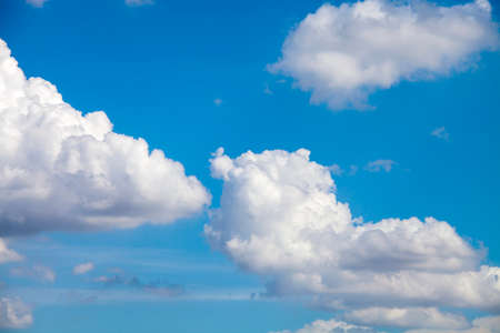 Blue sky and clouds in summer season befire rain