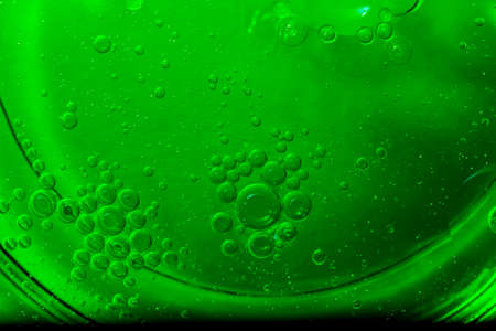 Abstract Bubbles Of Water Floating Like A Swarm