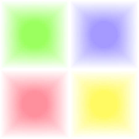 illustration, four color blurred rainbow background, wallpaper, square designのイラスト素材