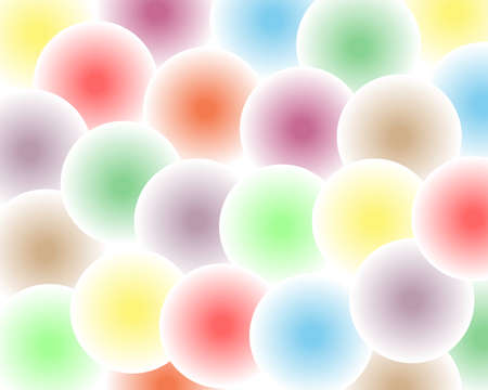 abstract background, blurred colorful balloons, delicate designのイラスト素材