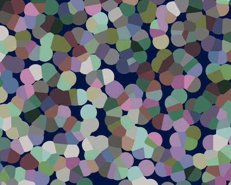 vector illustration, abstract background, texture of cut colored paper on a blue background,...