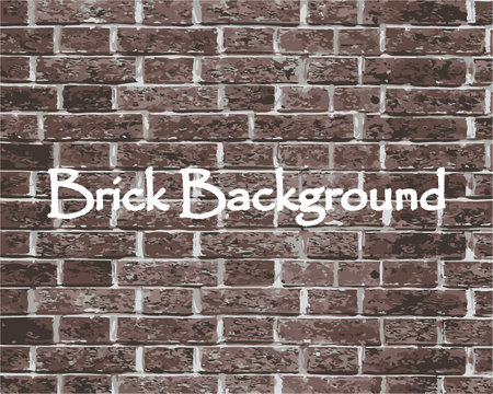 illustration, abstract background, old brick wall and lettering, for text, vintage design for posters, bannersのイラスト素材