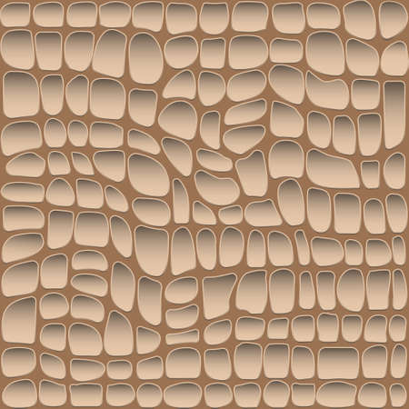 Abstract background, texture, imitation of a brick wall in beige shades. Graphic design for wallpaper, covers, social networksのイラスト素材