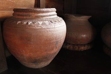 old thai jarの写真素材