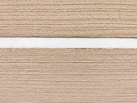 Wooden interior wall separated by white line. Background texture.の写真素材
