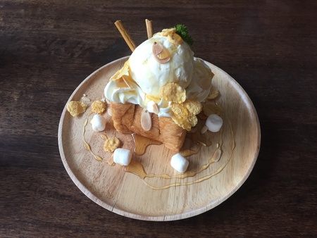 Vanilla honey toast.の素材