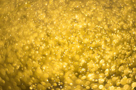 Gold gradient bokeh abstract backgroundの写真素材