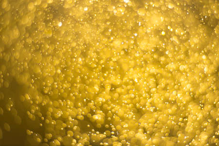 Gold gradient bokeh abstract backgroundの写真素材