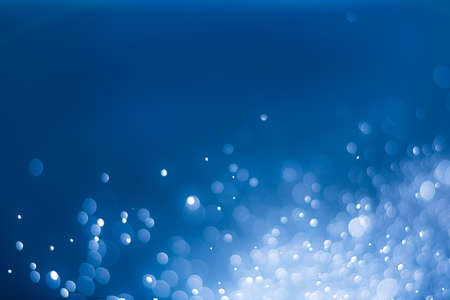 abstract blue sky background with blur bokeh light effect