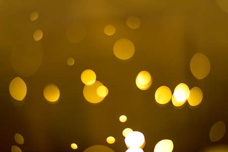 Golden bokeh background