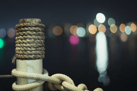 rope vintage abstract light bokeh backgroundの写真素材