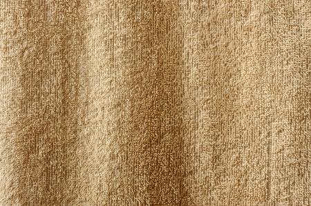 beige cotton towel closeupの写真素材