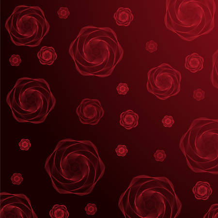 red rose backgroundのイラスト素材