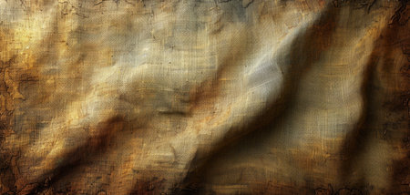 A weathered and rusty metal surface with blue , brown and orange tones, showcasing a unique pattern of cracks and textures.の素材