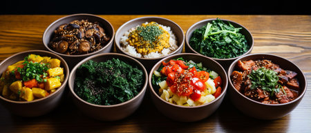 Spices and vegetables by AI generate.の素材