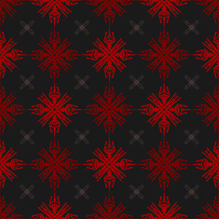 Multi-Color Morocco Seamless Pattern. Traditional Arabic Islamic Background. Vintage, Turkish, Indian style Ideal for carpet, ceramics, floor tiles. Vector Illustration.のイラスト素材
