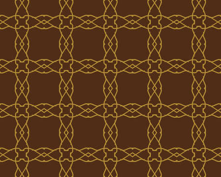 Geometric Seamless Pattern with Tribal Shape. Designed in Ikat, Boho, Aztec, Folk, Motif, Thai, Luxury Arabic Style. Ideal for Fabric Garment, tiles, Wallpaper. Vector Illustrationのイラスト素材