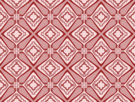 Multi-Color Morocco Seamless Pattern. Traditional Arabic Islamic Background. Vintage, Turkish, Indian style Ideal for carpet, ceramics, floor tiles. Vector Illustration.のイラスト素材