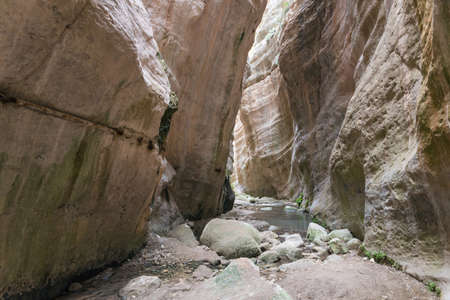 Avakas Gorge in Paphos Cyprusの写真素材