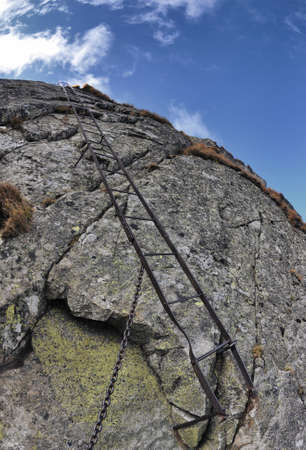 High tops of Polish Tatra Mountains National Park in Zakopane Polandの写真素材