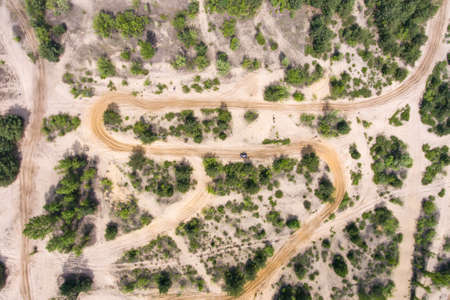 Offroad 4x4 sand rally in Polandの写真素材