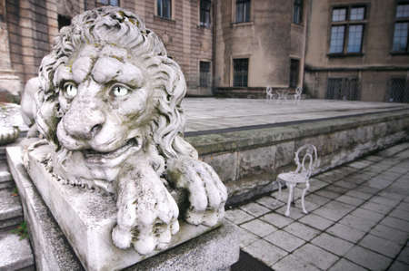 Moszna / Poland - 2020 Moszna Castle located in Opolskie Voivodeship, Polandのeditorial素材