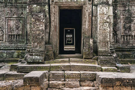 Angkor wat temple complex in Cambodia, Siem Reap Buddhist temple in Asia