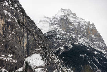 Lauterbrunnen village in the Interlaken Oberhasli district in the canton of Bern in Switzerland....