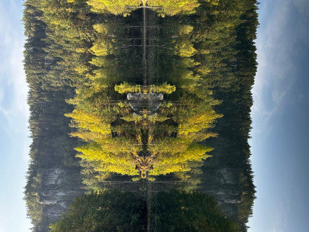 National Park of Adrspach Teplice rocks. Adrspach Teplice Rocks mountain range in Central Sudetes part of the Table Mountains. Beautiful limestone sandstones rocks in Adrspach, Czech Republic.の写真素材