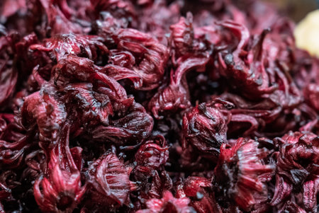 Dried colorful tropical fruits. Sweet fruits in dried form. Close up shot of dried sweet tropical...