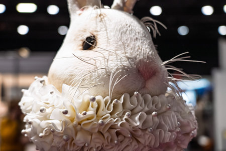 Artistic colorful handmade chocolate cakes. Cakes with a lot of artistic details. Characters on cakes. Realistic handmade cakeの写真素材