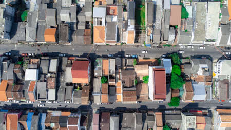 Aerial view of of Songkhla old town, Thailandの写真素材