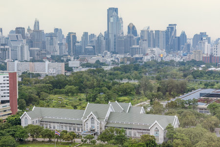 An old tobacco factory in downtown Sukhumvit, Bangkok,  Thailand has now been transformed into a...